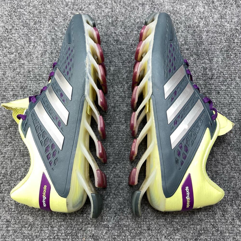 Adidas Springblade Razor Gray Running Shoes USA Size 8 - Picture 4 of 9